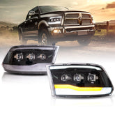 VLAND LED Headlights For 2009-2018 RAM 1500 2500 3500